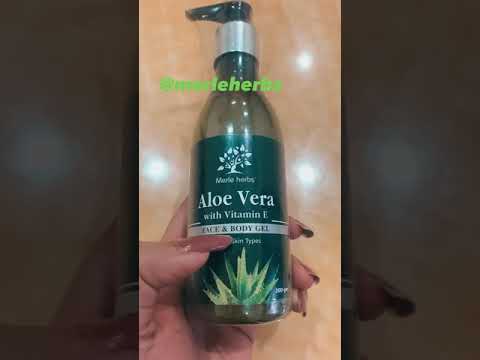 Glamourousbymehak- skin care - aloe Vera with vitamin E face n body gel