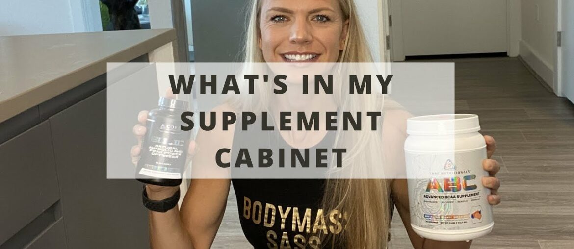 WHAT'S IN MY SUPPLEMENT CABINET: A look into a gym owner & NPC bikini competitors daily supplements