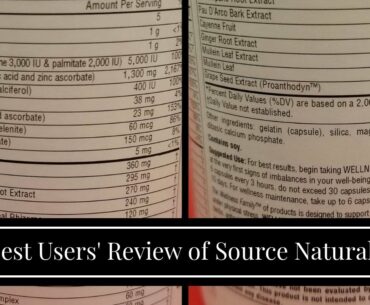 Best Users' Review of Source Naturals Wellness Formula Bio-Aligned Vitamins & Herbal Defense Fo...