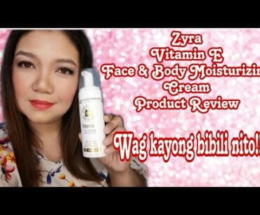 Zyra vitamin e moisturizing cream My first Skin care PR |Leina Montealto #Zyra #ThailandProduct