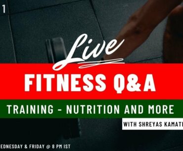 INTERACTIVE Q&A - LIVE FITNESS STREAM 1