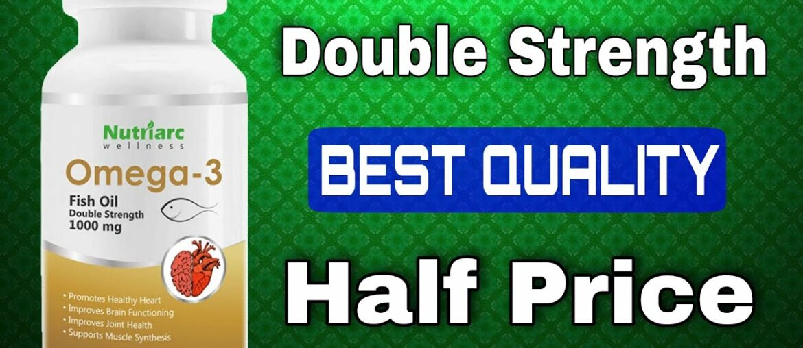 Nutriarc Double Strength Omega 3 Honest Review | Best Budget Omega 3 Capsules