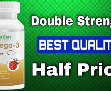 Nutriarc Double Strength Omega 3 Honest Review | Best Budget Omega 3 Capsules