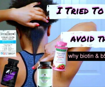 The Sad TRUTH About My Natural Hair | Hair Growth Vitamins for Natural Hair | St. Tropica Tru Bloom