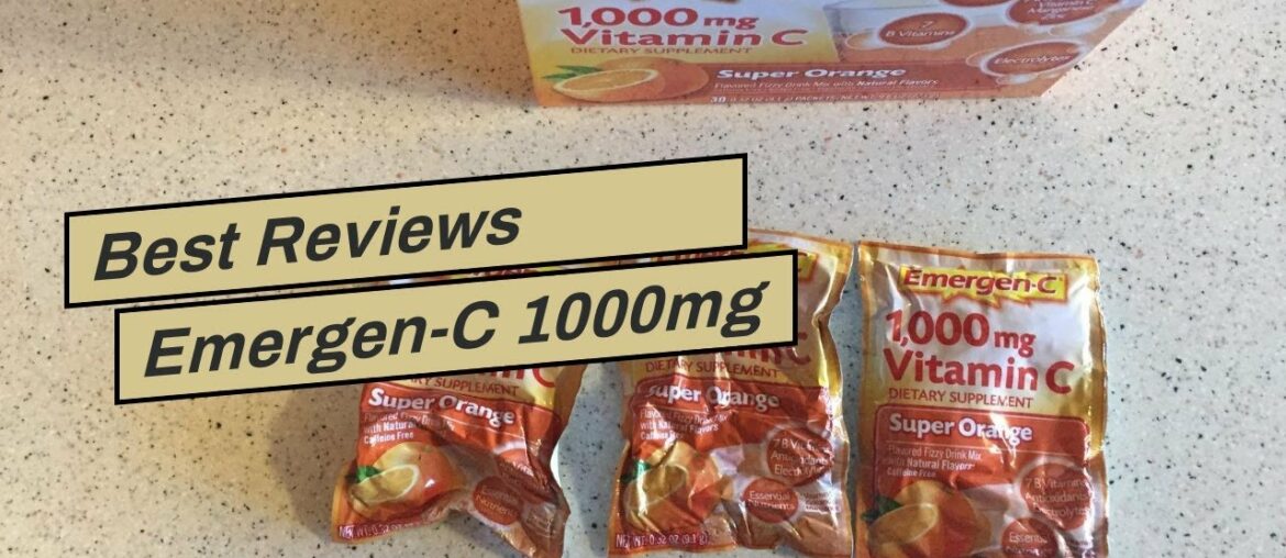 Best Reviews Emergen-C 1000mg Vitamin C Powder, with Antioxidants, B Vitamins and Electrolytes,...