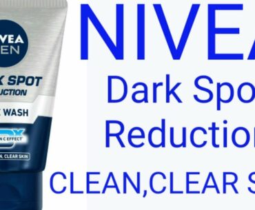 Nivea Men Dark Spot Reduction Facewash, Vitamin C 10X Effect, 4 Clean Clear Skin Review In Hindi