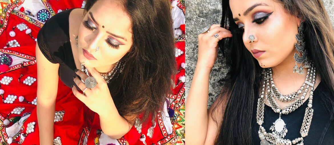 Navratri makeup look 2020 #timelessbeautywithvarsha #nvratrimakeuplook2020 #navratri #makeup #2020