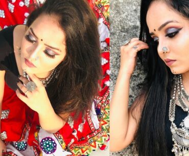 Navratri makeup look 2020 #timelessbeautywithvarsha #nvratrimakeuplook2020 #navratri #makeup #2020