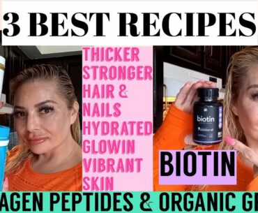 2 Powder Shakes + Biotin Vitamin  = longer and thicker hair and nails & hydrated flawless skin.