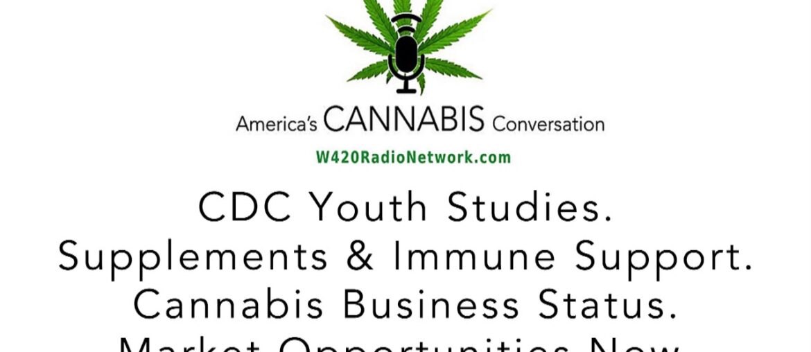 S2.E27. CDC Youth Studies. Supplements & Immunity. Cannabis Business. Market Opportunities Now.