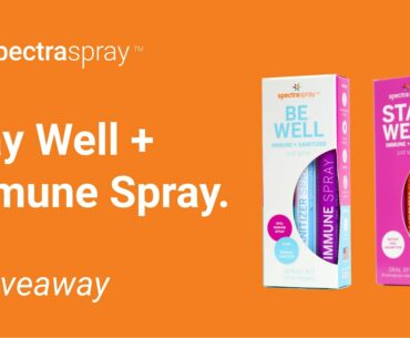 How to Boost Your Immune System with Spray Vitamins |  Immune Health + giveaway