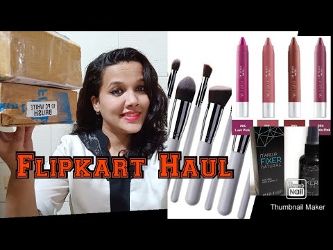 Flipkart makeup Haul | superb experience | Budget friendly | Swiss Beauty.