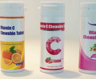 Dietary Supplement Free Samples Good Taste Vitamin C Chewable Tablet With OEM
