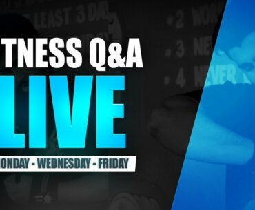 TRAINING, NUTRITION, SUPPLEMENTATION Q&A - LIVE FITNESS STREAM #2