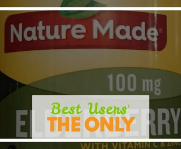 Best Users' Review of Nature Made Elderberry 100mg with Vitamin C & Zinc Gummies, 60 count to H...