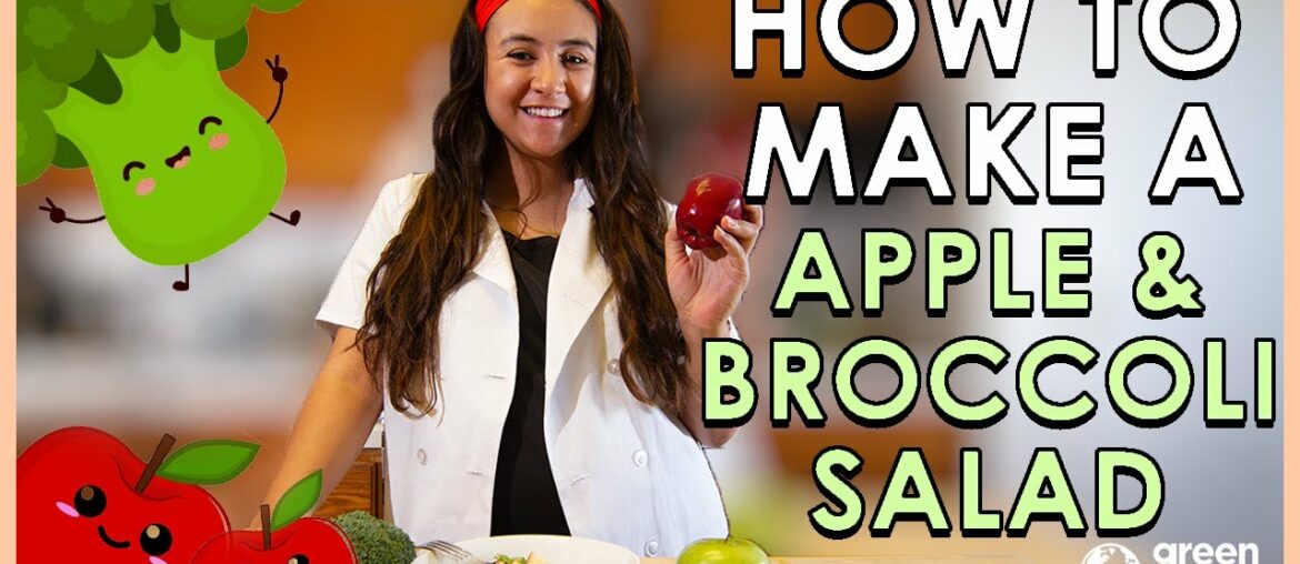 How to Make an Apple and Broccoli Salad with Nutrition Chef Aly