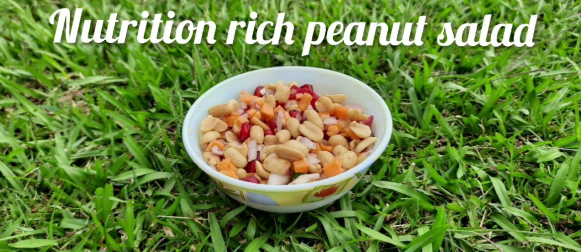 NUTRITION RICH PEANUT SALAD|Healthy and easy recipe|inovacebymegh