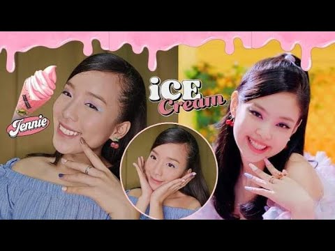 JENNIE 'Ice Cream' MV INSPIRED MAKEUP | ANDRIA MODELO