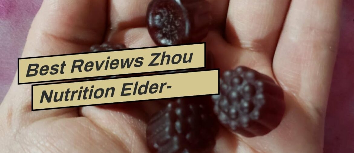 Best Reviews Zhou Nutrition Elder-Mune Sambucus Elderberry Gummies - Antioxidant Flavonoids, Im...