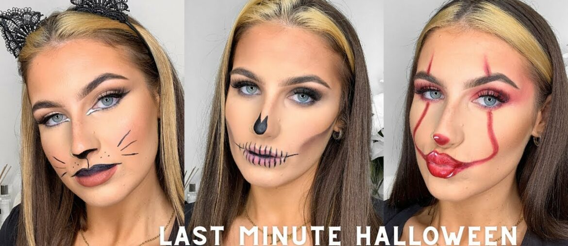 LAST MINUTE HALLOWEEN MAKEUP IDEAS | QUICK AND EASY | ALEX MAYHEW