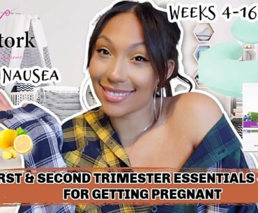 FIRST & SECOND TRIMESTER ESSENTIALS + MUST HAVES | HOW TO SURVIVE PREGNANCY