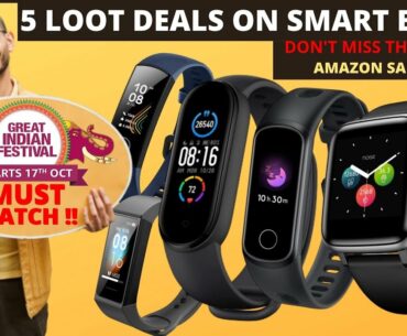 5 best Smart fitness bands in amazon great Indian day sale | best fitness bands in India 2020