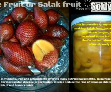 Snake fruit is rich in vitamins, iron and antioxidants offering many nutritional benefits.