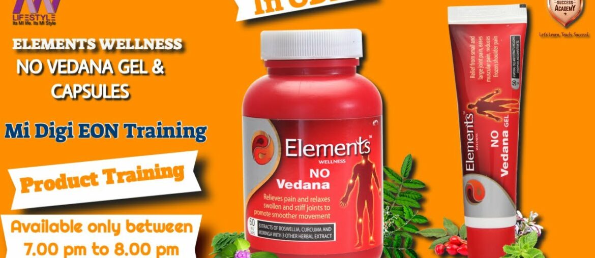 In Odia   No Vedana Gel and Capsules By Elements Wellness