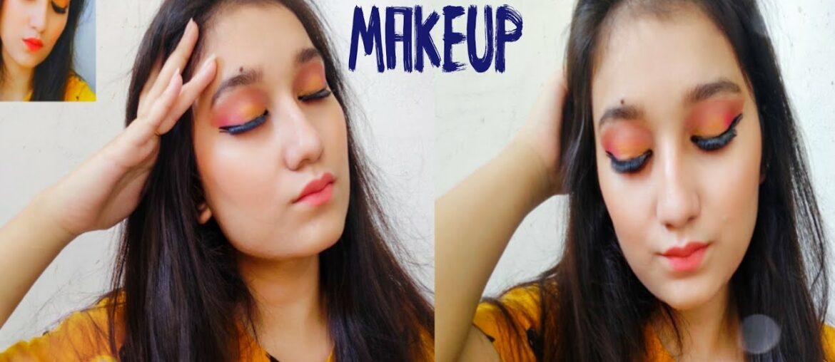 Sunset makeup look | *Easy* Step by step sunset makeup tutorial | Kanak Styless