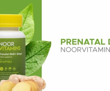 Prenatal Supplements with DHA & Ginger - Noor Vitamins