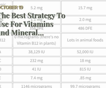The Best Strategy To Use For Vitamins and Mineral supplements that will help you while