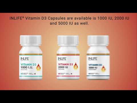 INLIFE Vitamin D3 2000 IU Supplement | Vitamins & Minerals | Thyroid Care | Inlifehealthcare