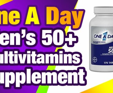 One A Day Men’s 50+ Multivitamins, Supplement  with Vitamin A, Vitamin C, Vitamin D, Vitami