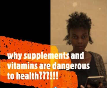 POWDERED JUICE  AND SMOOTHIE: WHY SUPPLEMENTS AND VITAMINS ARE DANGEROUS TO YOUR HEALTH?!