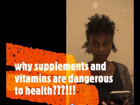 POWDERED JUICE  AND SMOOTHIE: WHY SUPPLEMENTS AND VITAMINS ARE DANGEROUS TO YOUR HEALTH?!