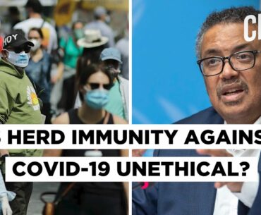 WHO Chief Warns Against Herd Immunity As A Response To COVID-19 Pandemic