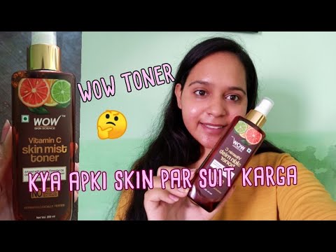 wow vitamin c toner mist | honest review | hindi #girlzboss