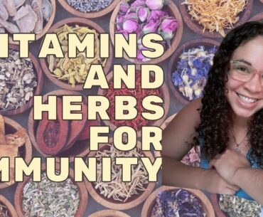 Herbal and Vitamin Immunity Boosters
