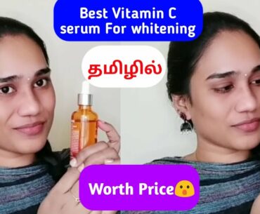 Dr Rashel Vitamin C Serum Review in Tamil|Yaitsmanju|