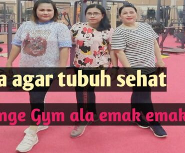 Cara agar tubuh sehat | gaya fitness ala emak emak