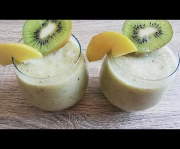 Rich in vitamins smoothie with secret ingredient for strong immunity