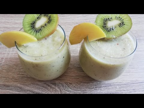 Rich in vitamins smoothie with secret ingredient for strong immunity