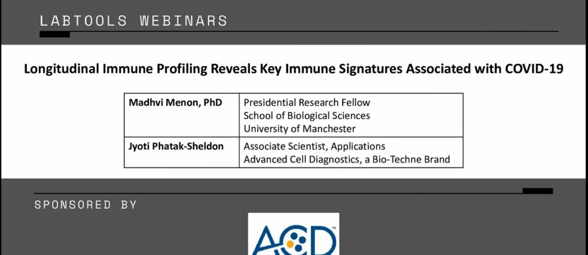 2020 Oct 6 - Longitudinal Immune Profiling Reveals Key Immune Signatures Associated with COVID-19