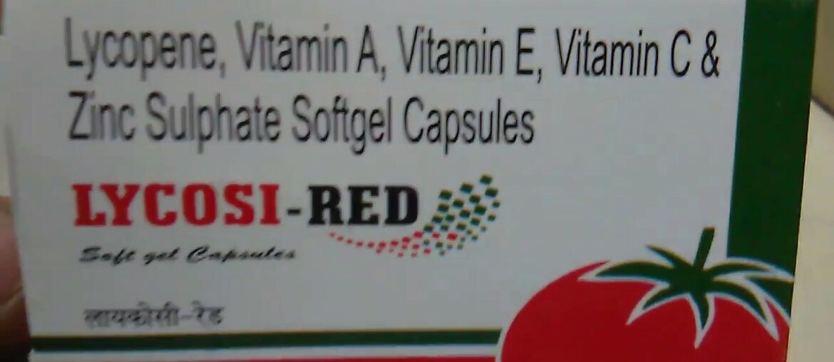 Lycosi Red Capsule, Lycopene Capsule, Vitamin A Capsule, Zinc Sulphate Softgel Capsule, Lycosi Red,