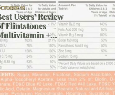 Best Users' Review of Flintstones Multivitamin + Immunity Support Chewables - Fruit Flavor - 60...