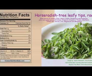 Horseradish tree leafy tips, raw (Nutrition Data)