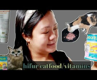 GIVING VITAMINS AND FEEDING THE SICKED CAT