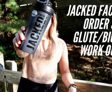 Jacked Factory Order | Glute & Bicep Workout | My Supplement Stack