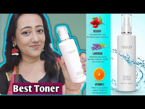 #Theoly Vitamin C Toner Mist For Face Whitening With Rosehip Oil Review- Safe For Sensitive Skin!