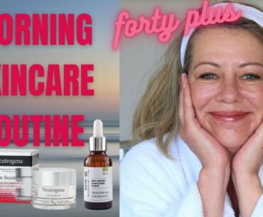 Morning Skincare Routine | Neutrogena Cellular Boost | Vitamin C | Mature Skin